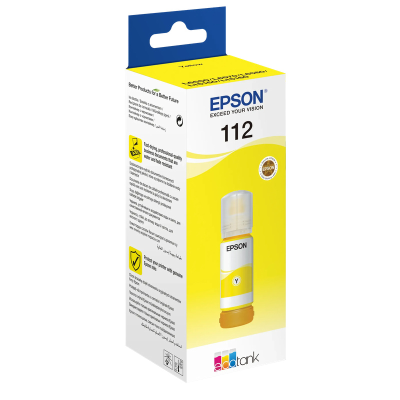 Epson 112 EcoTank Pigment Yellow ink bottle (70 ml)