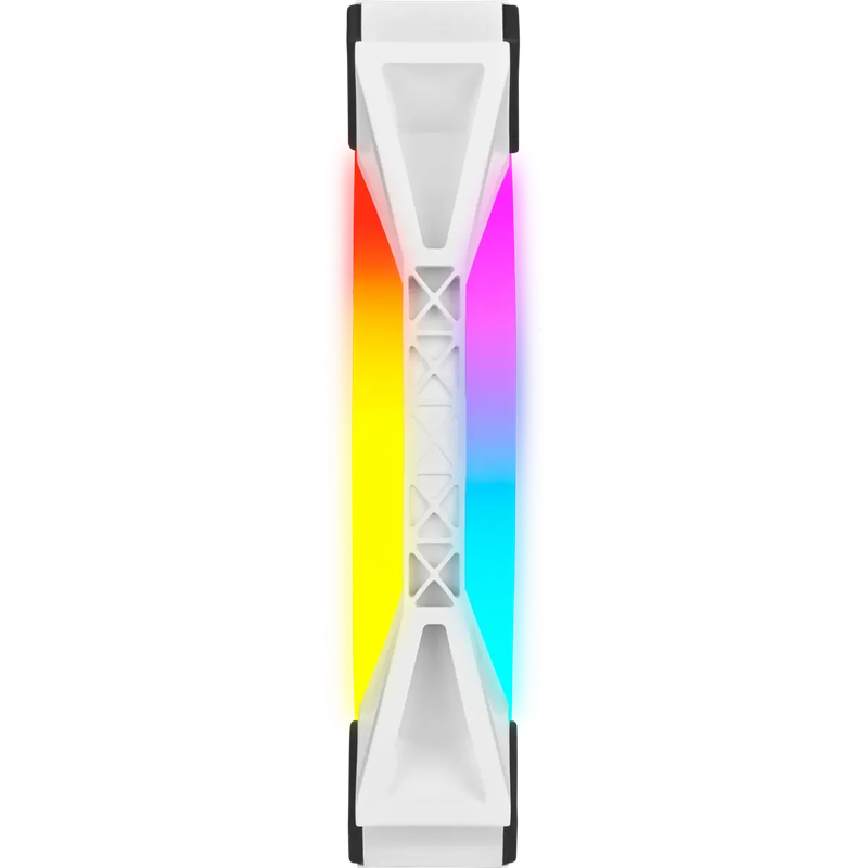 Corsair iCUE QL140 RGB 140mm PWM Dual Fan Kit with Lighting Node CORE - White