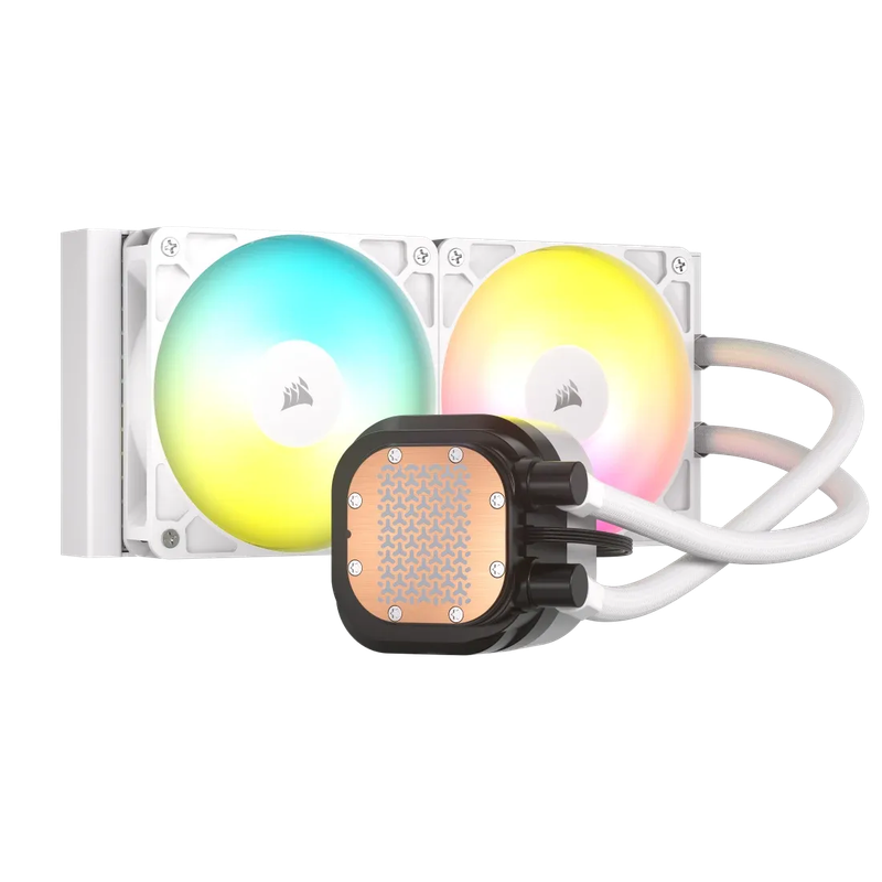 Corsair NAUTILUS 240 ARGB White; 240mm Radiator; Liquid CPU Cooler; Intel® LGA 1851/1700; AMD® ...