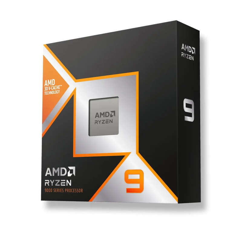AMD Ryzen 9 9950X3D; 16 Core/32 Thread base Clock 4.3 GHz; Max Boost 5.7 GHz; 128MB Cache; Radeon...