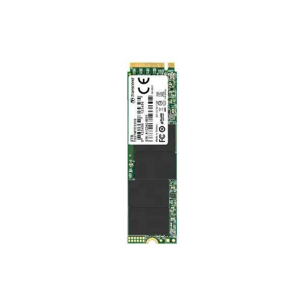 TRANSCEND 2TB MTE220S PCI-E GEN 3x4 NVMe M.2 2280 SSD 3D TLC with DRAM cache - 3500 MB/s Read 290...