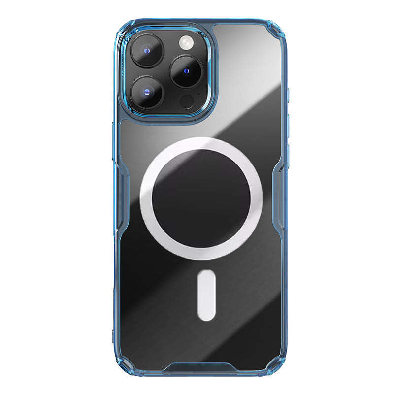 NILLKIN Nature TPU Pro Magnetic Case for iPhone 16 Pro Max Blue