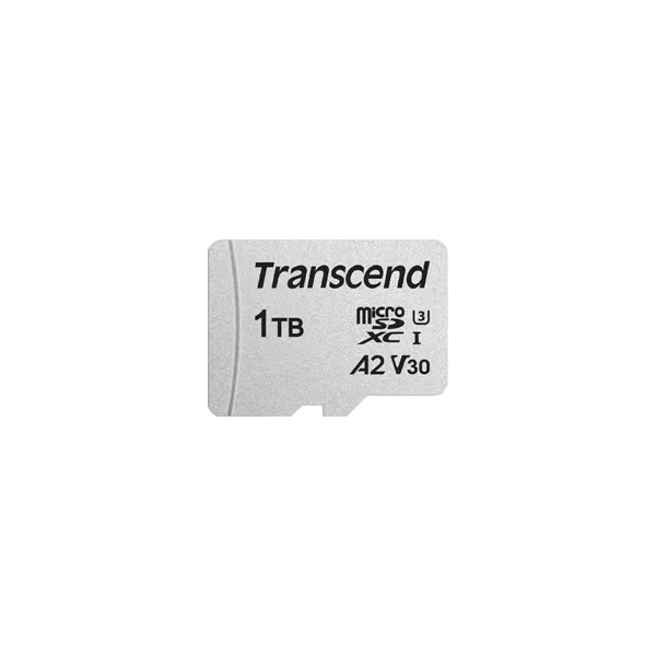 TRANSCEND 1 TB MICRO SDXC C10 UHS-I U3 V30 A2 WITH SD ADAPTOR