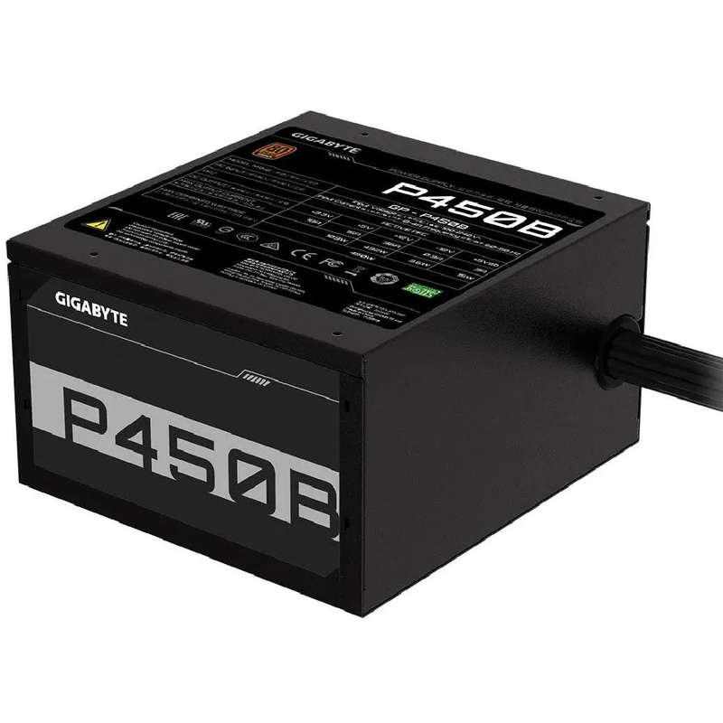 Gigabyte PSU P450B Bronze Certified 450W - 3 Year Warranty; 24/20-pin x 1; CPU 4+4-pin x 1; PCI-E...