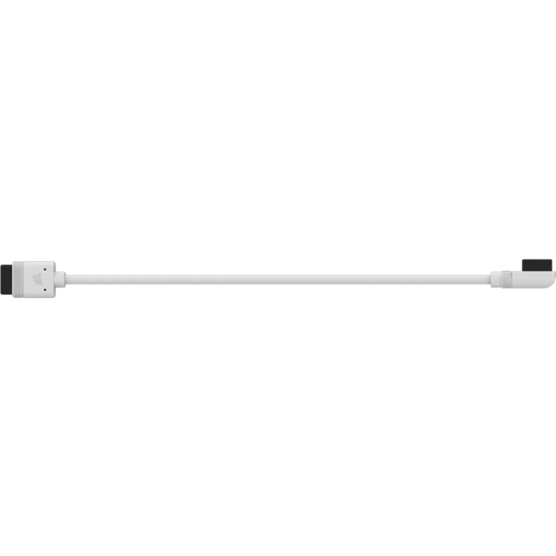 CORSAIR iCUE LINK Cable; 2x 200mm with Straight/Slim 90° connectors; White