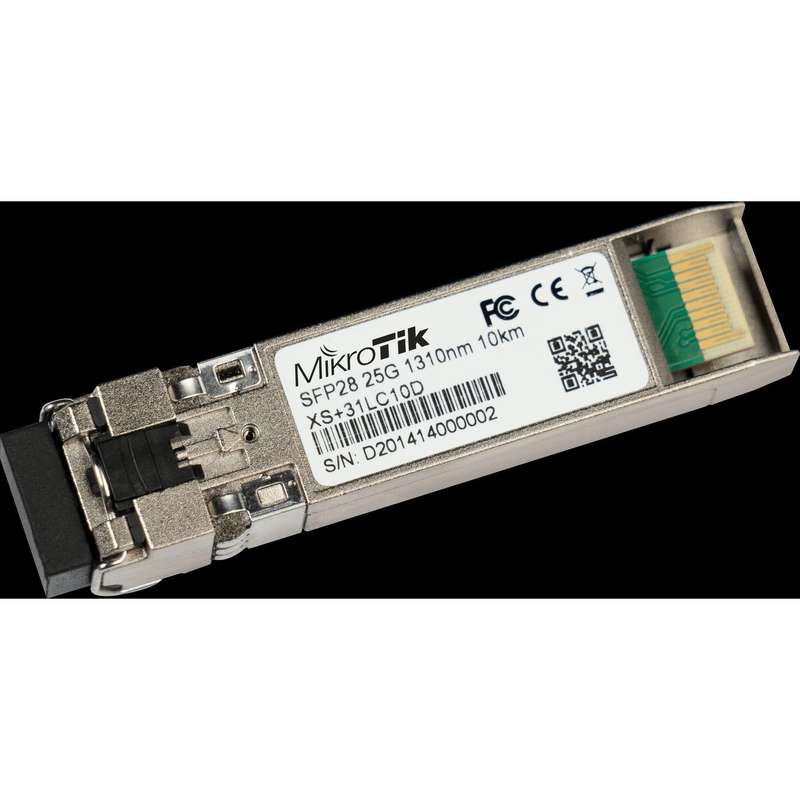 MikroTik combined 1.25G SFP, 10G SFP+ and 25G SFP28 module
