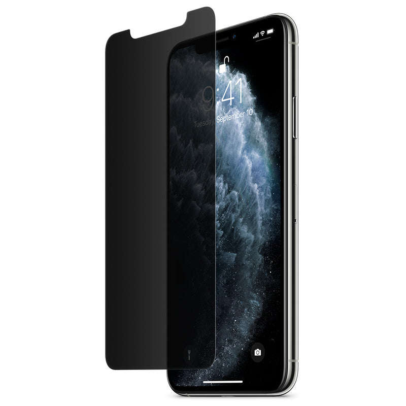 Privacy Anti-Glare Full Screen Tempered Glass Screen Protector for iPhone 11 Pro Max Black