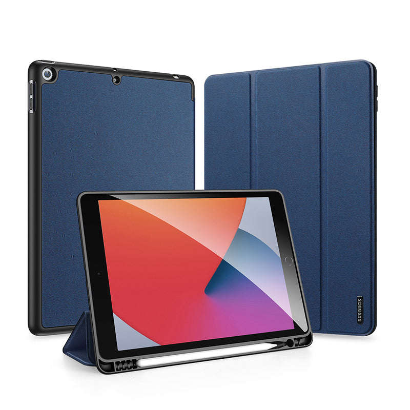 DUX DUCIS DOMO Series Luxury Smart Wake Sleep Trifold-Stand Protective Case for iPad 10.2 2019/10...