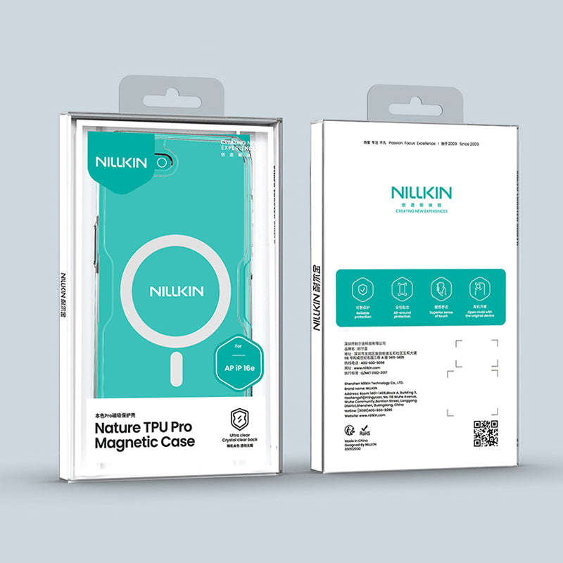 NILLKIN Nature TPU Pro Magnetic Case for iPhone 16e White