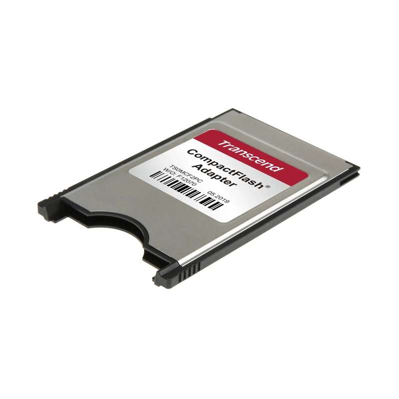 TRANSCEND PCMCIA ADAPTER FOR COMPACT FLASH CARD