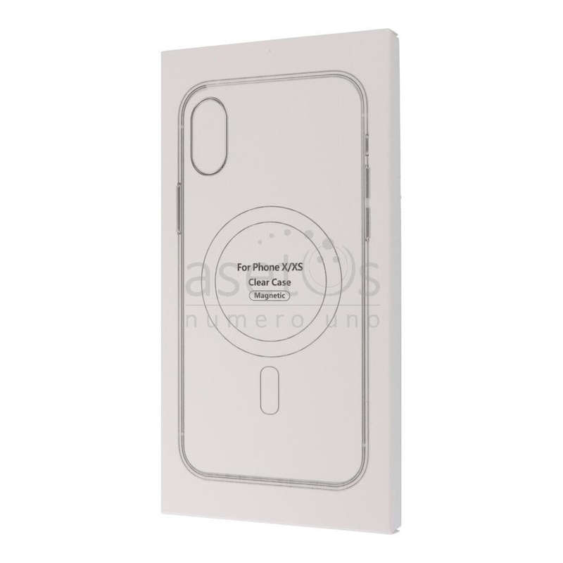 Clear MagSafe Anti-Shock TPU Case for iPhone X/XS with Box Packaging
