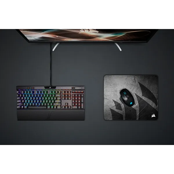 Corsair MM300 PRO Premium Spill-Proof Cloth Gaming Mouse Pad  Medium; Black - 360mm x 300mm x ...