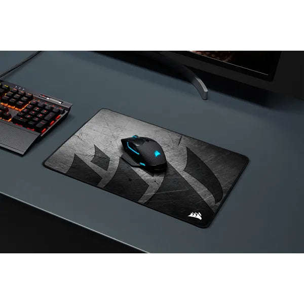 Corsair MM300 PRO Premium Spill-Proof Cloth Gaming Mouse Pad  Medium; Black - 360mm x 300mm x ...