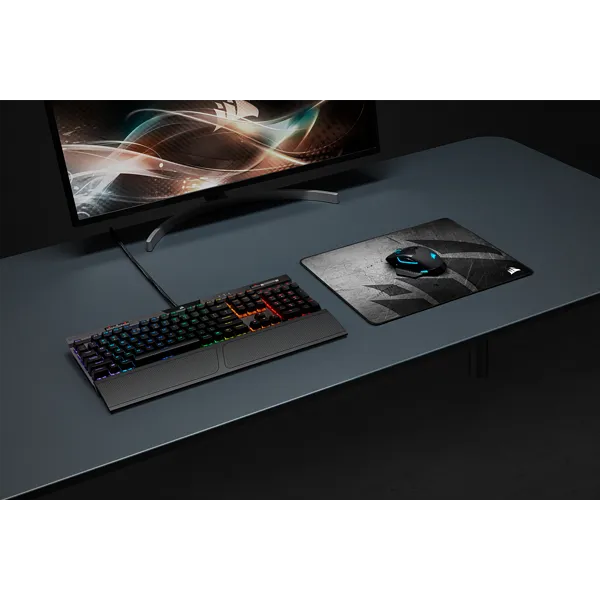 Corsair MM300 PRO Premium Spill-Proof Cloth Gaming Mouse Pad  Medium; Black - 360mm x 300mm x ...
