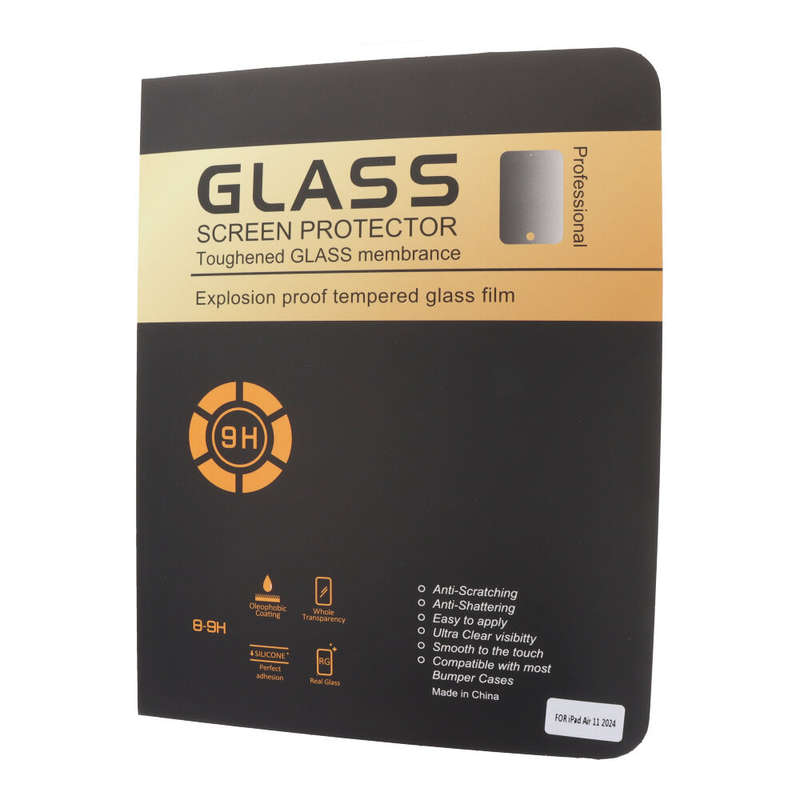 Tempered Glass Screen Protector for iPad Air 11 2024/Air 11 2025 Transparent