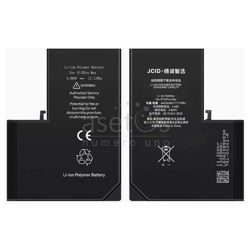 JC 4780mAh Battery + Battery Adhesive for iPhone 15 Pro Max High Capacity Version + Diagnosable +...