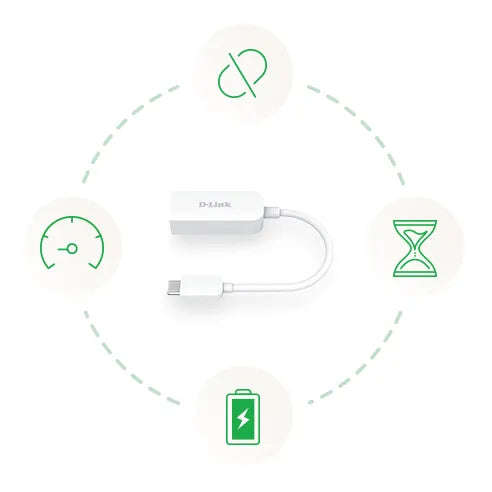USB-C to 2.5G Gigabit Ethernet Adapter