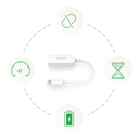 USB-C to 2.5G Gigabit Ethernet Adapter