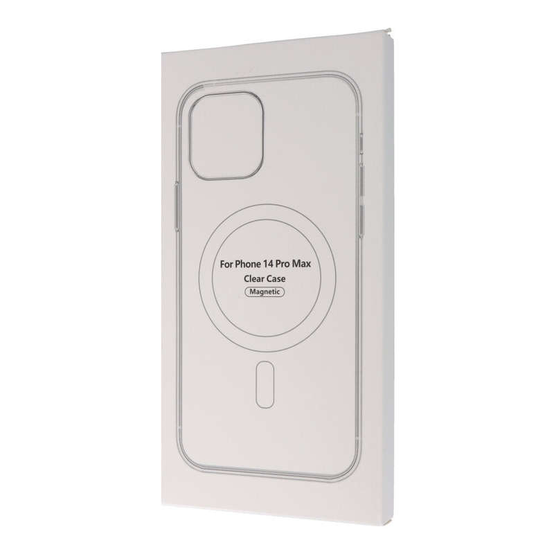 Clear MagSafe Anti-Shock TPU Case for iPhone 14 Pro Max with Box Packaging
