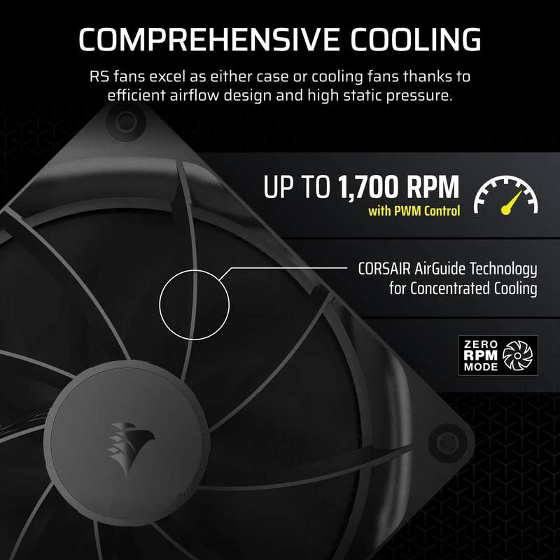 Corsair RS140 140mm PWM Fans Dual Pack