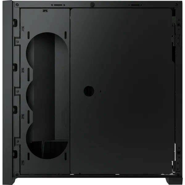 5000D Airflow Black Tempered Glass Mid-Tower; Black - 4x3.5''; 2x2.5''; Up to 360mm Liquid Cooler...
