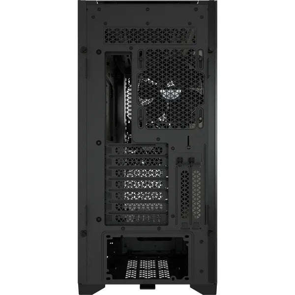 5000D Airflow Black Tempered Glass Mid-Tower; Black - 4x3.5''; 2x2.5''; Up to 360mm Liquid Cooler...