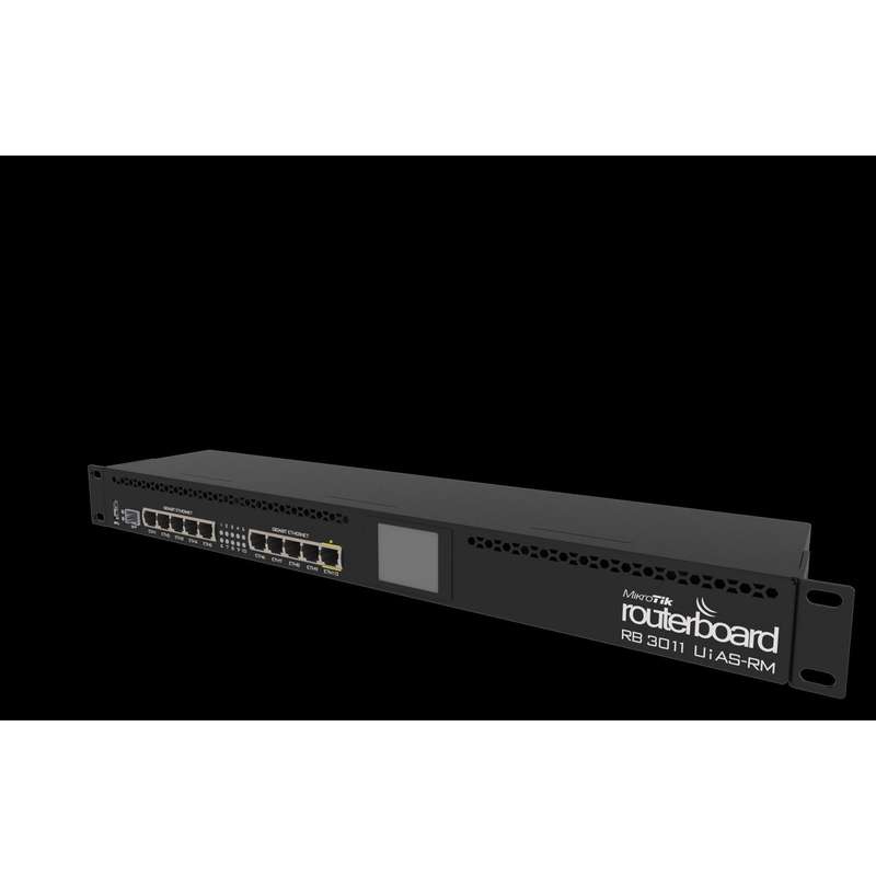 MikroTik 10 Port Gigabit 1SFP 2 Core L5 Rack-Mount Router | RB3011UiAS-RM