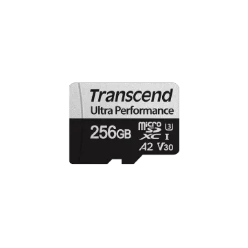 TRANSCEND 340S 256GB ULTRA PERFROMANCE MICRO SD UHS-I  U3 V30 A2 C10 - READ 160 MB/S - WRITE 125M...