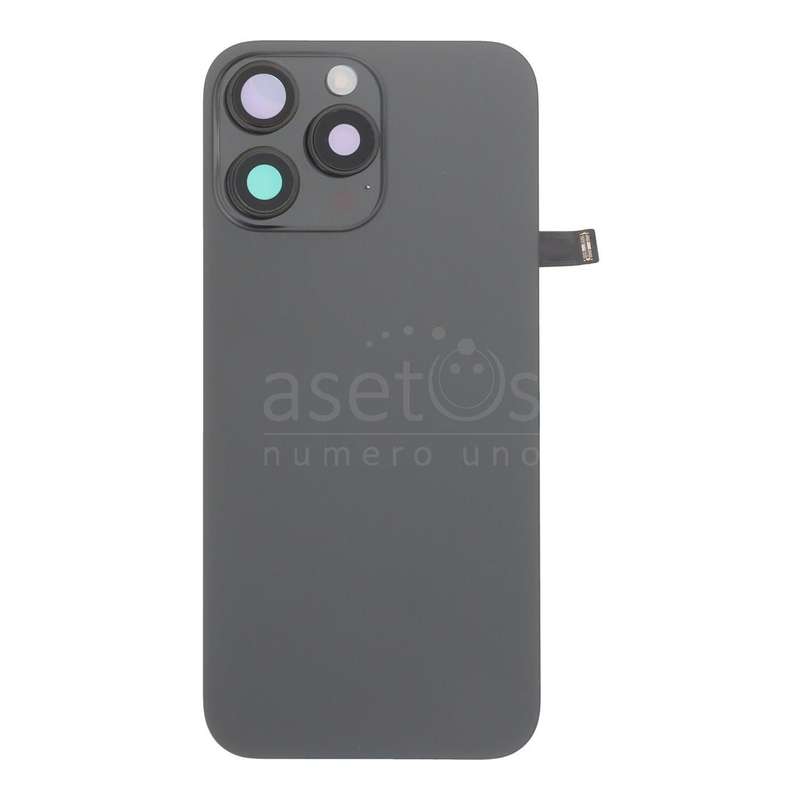 Battery Door + Back Camera Lens and Bezel with Magnetism Ring+Metal Plate+Wireless Charger Chip+F...