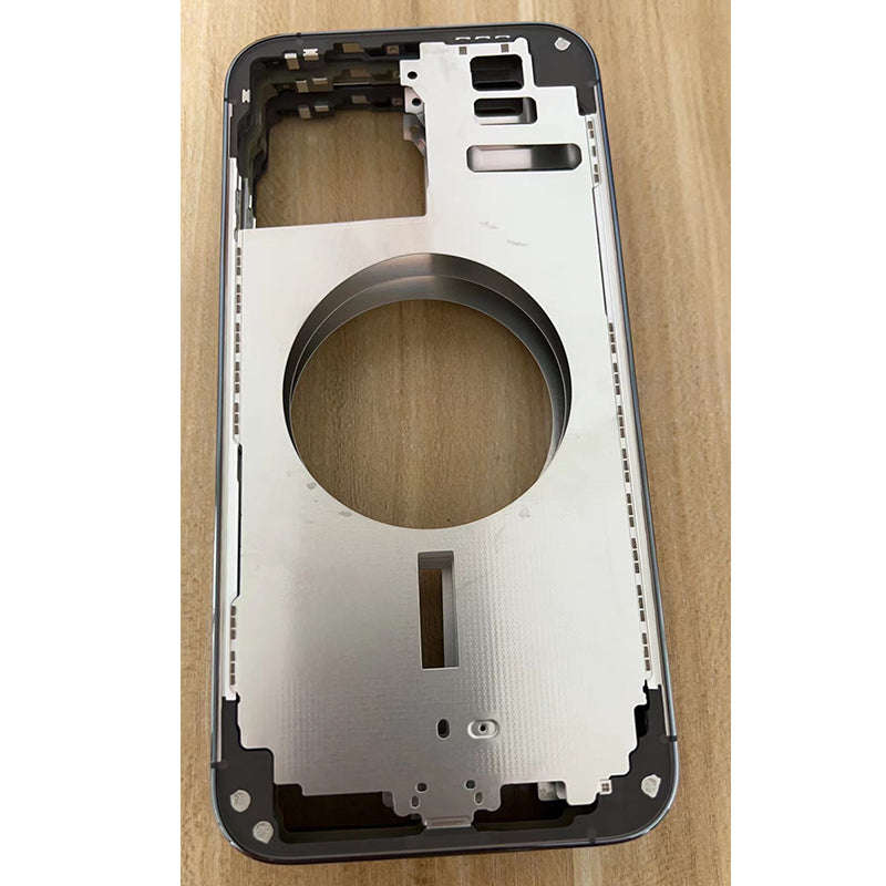 Middle Frame with Side Buttons for iPhone 14 Pro Max A2651 USA Version Silver OEM