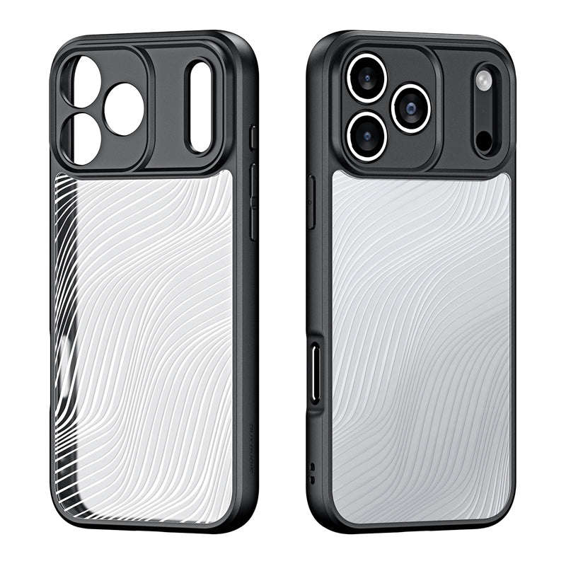 DUX DUCIS Aimo Series Matte Anti-drop TPU + PC Case for iPhone 17 Pro Max Black