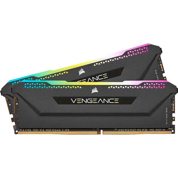Corsair VENGEANCE® RGB PRO SL 16GB (2 x 8GB) DDR4 DRAM 3600MHz C18 Memory Kit; 18-22-22-42; 1.35...