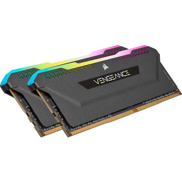 Corsair VENGEANCE® RGB PRO SL 16GB (2 x 8GB) DDR4 DRAM 3600MHz C18 Memory Kit; 18-22-22-42; 1.35...