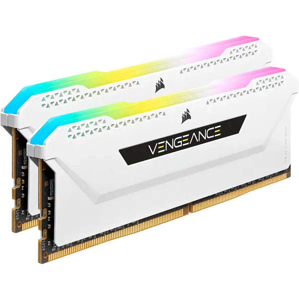 Corsair VENGEANCE® RGB PRO SL 16GB (2 x 8GB) DDR4 DRAM 3200MHz C16 Memory Kit; 18-22-22-42; 1.35...