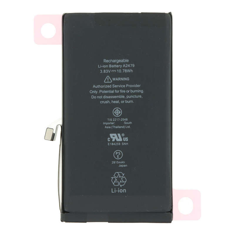 LHH 2815mAh Battery + Battery Adhesive for iPhone 12/12 Pro Standard Capacity Version+Diagnosable...