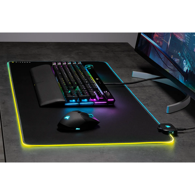Corsair MM700 RGB Extended gaming mousepad (930 x 400 x 4mm) - RGB