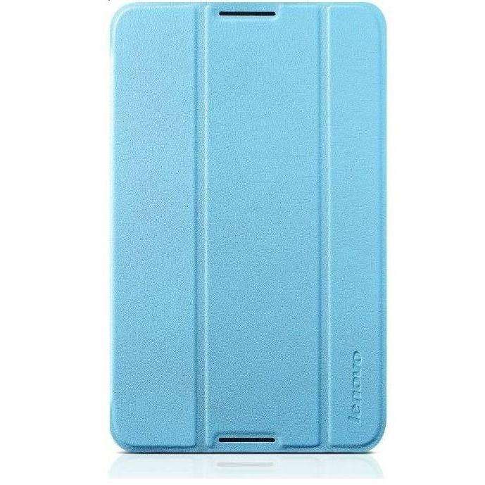 LENOVO A7-30 FOLIO CASE AND FILM - BLUE