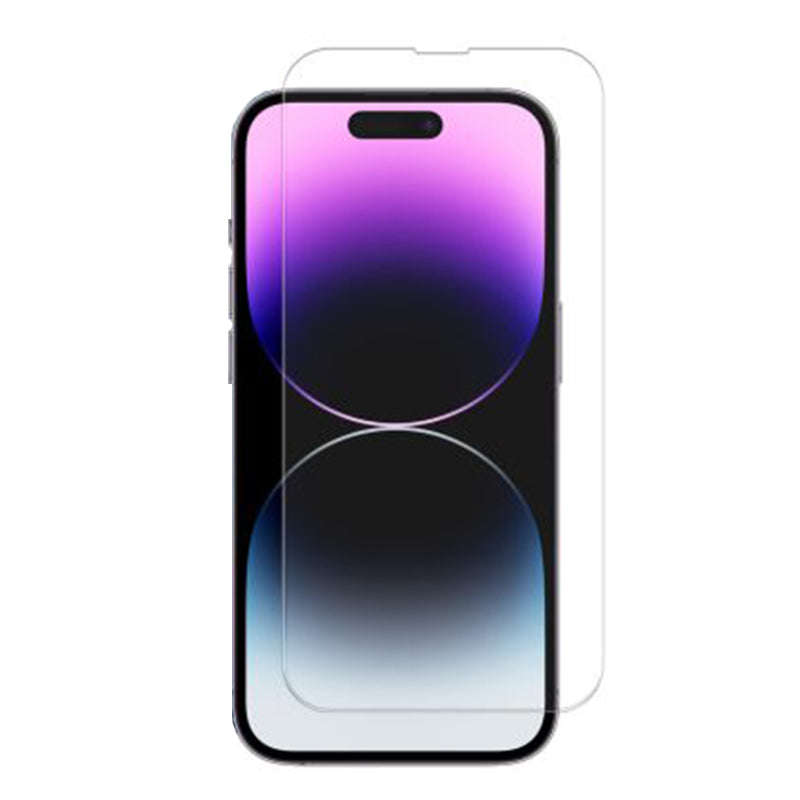 10Pcs Tempered Glass Screen Protector for iPhone 15 Pro Transparent