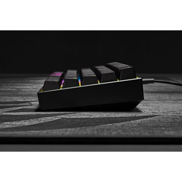 Corsair K65 Mini RGB 60%; Cherry MX speed mechanical switches