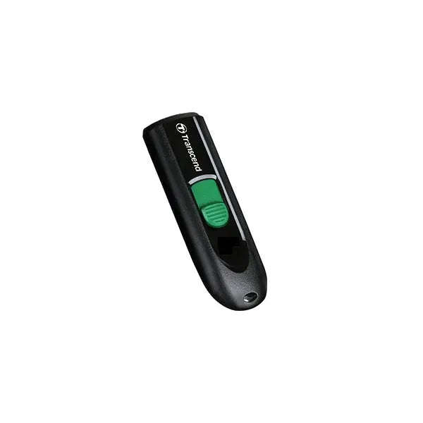 TRANSCEND 64GB JF790 USB C (5Gpbs) CAPLESS FLASH DRIVE - BLACK AND GREEN