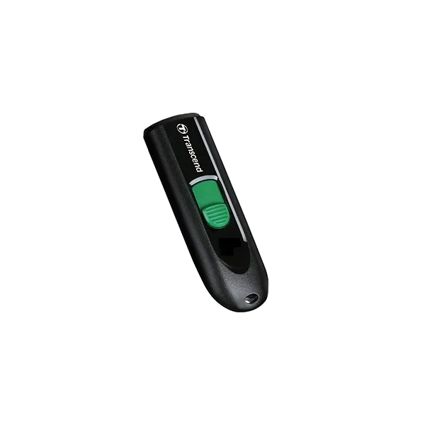 TRANSCEND 64GB JF790 USB C (5Gpbs) CAPLESS FLASH DRIVE - BLACK AND GREEN