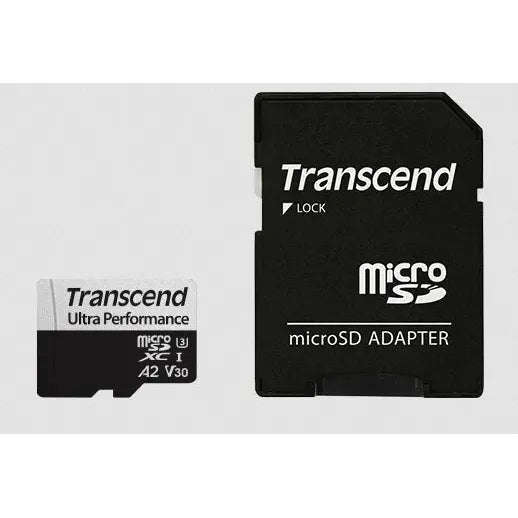 TRANSCEND 340S 64GB ULTRA PERFROMANCE MICRO SD UHS-I  U3 V30 A2 CLASS10 - READ 160 MB/S - WRITE 1...