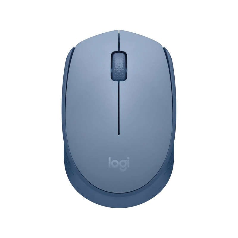 Logitech M171 Blue & Grey Compact & Portable Wireless Mouse
