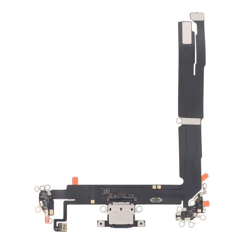 Charging Port Flex Cable for iPhone 16 Plus Black Ori