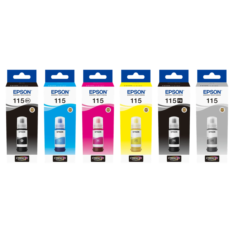 Epson 115 EcoTank Pigment Black ink bottle (70 ml)