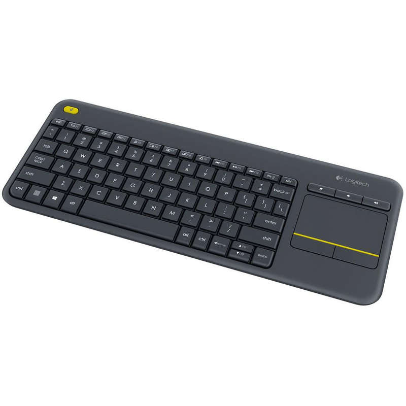 LOGITECH WIRELESS TOUCH KEYBOARD K400 PLUS (DARK GREY)