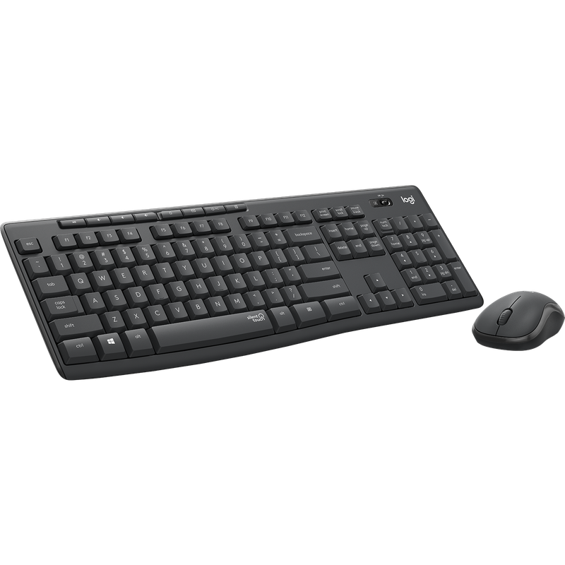 LOGITECH MK295 WIRELESS SILENT MOUSE & KEYBOARD COMBO - BLACK
