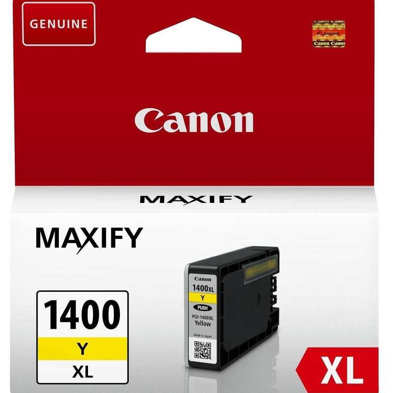 CANON-INK-PGI-1400XL Y-MB2040/ MB2140/ MB2340/ MB2740- YIELD 900