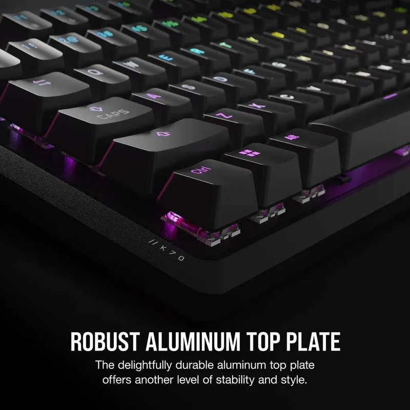 Corsair K70 CORE RGB Mechanical Gaming Keyboard - CORSAIR Red Linear Switches