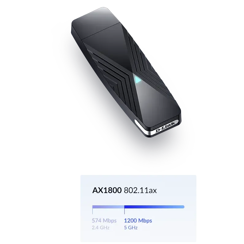 D-Link AX1800 Wi-Fi 6 USB Adapter